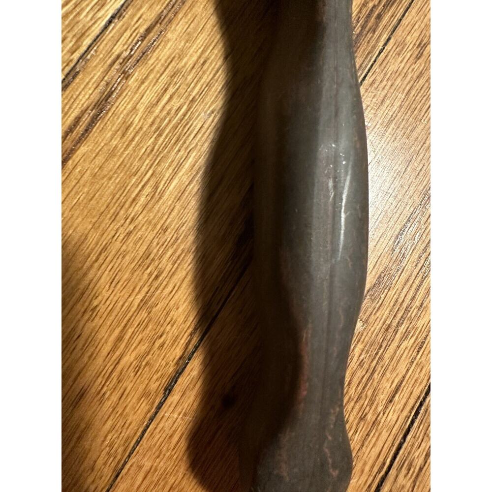 Cutco 1026 USA Turning Meat Fork 5" Blade Brown + Red/Orange Swirl Handle - Picture 2 of 4